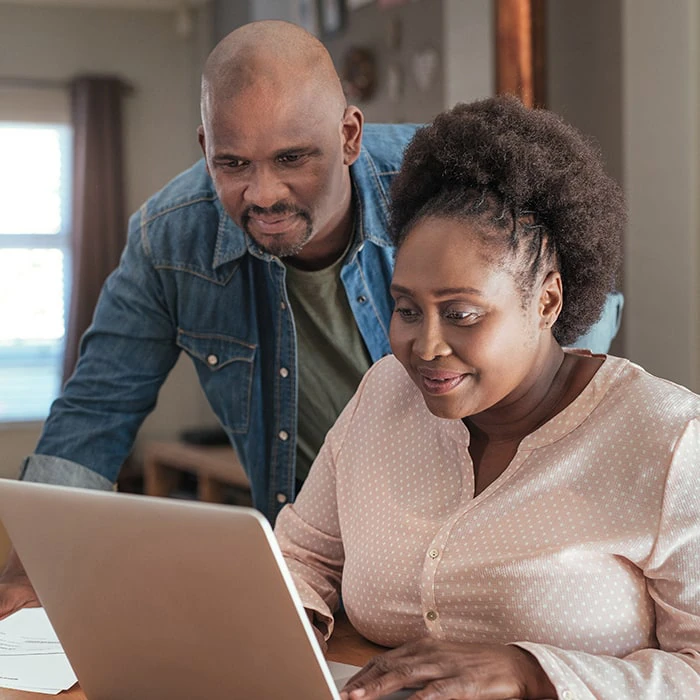 TrustLink Online Banking African American Couple