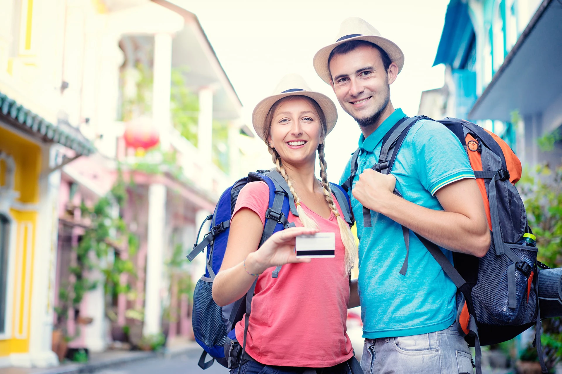 Young Couple Traveling