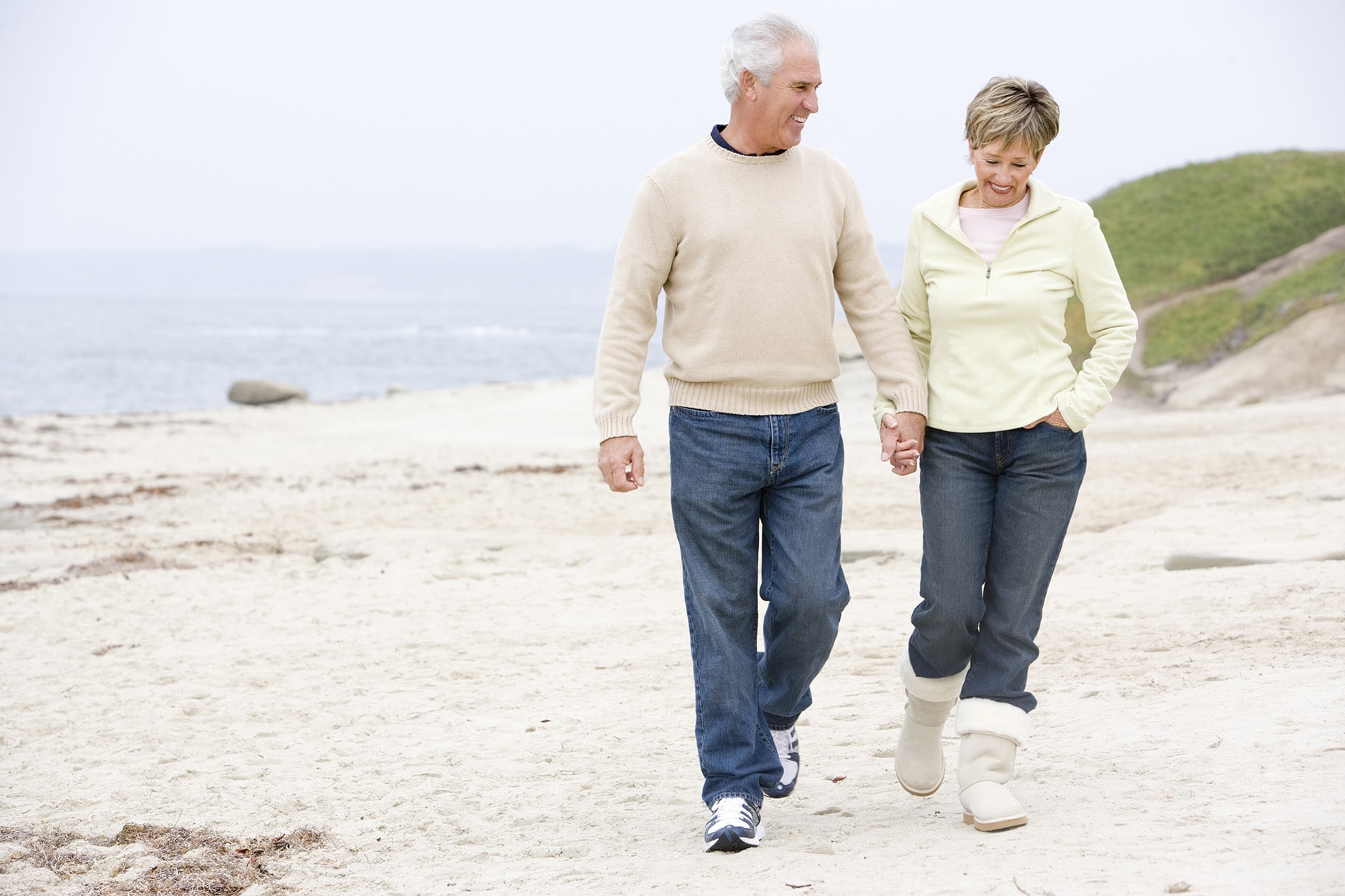 Retirement Planning Couple on Beach