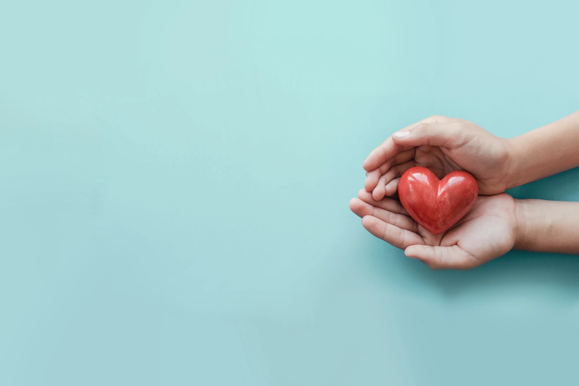 Heart in hands