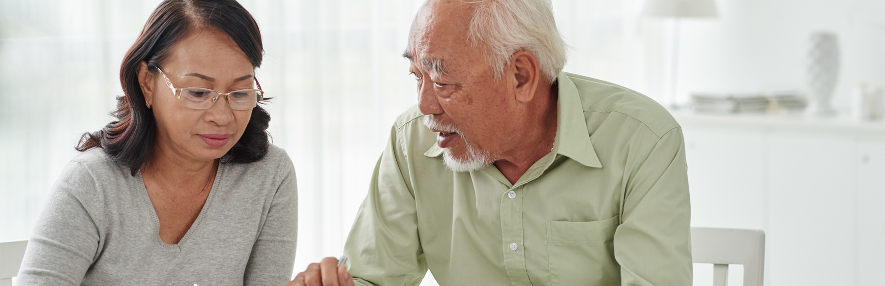 Elderly couple