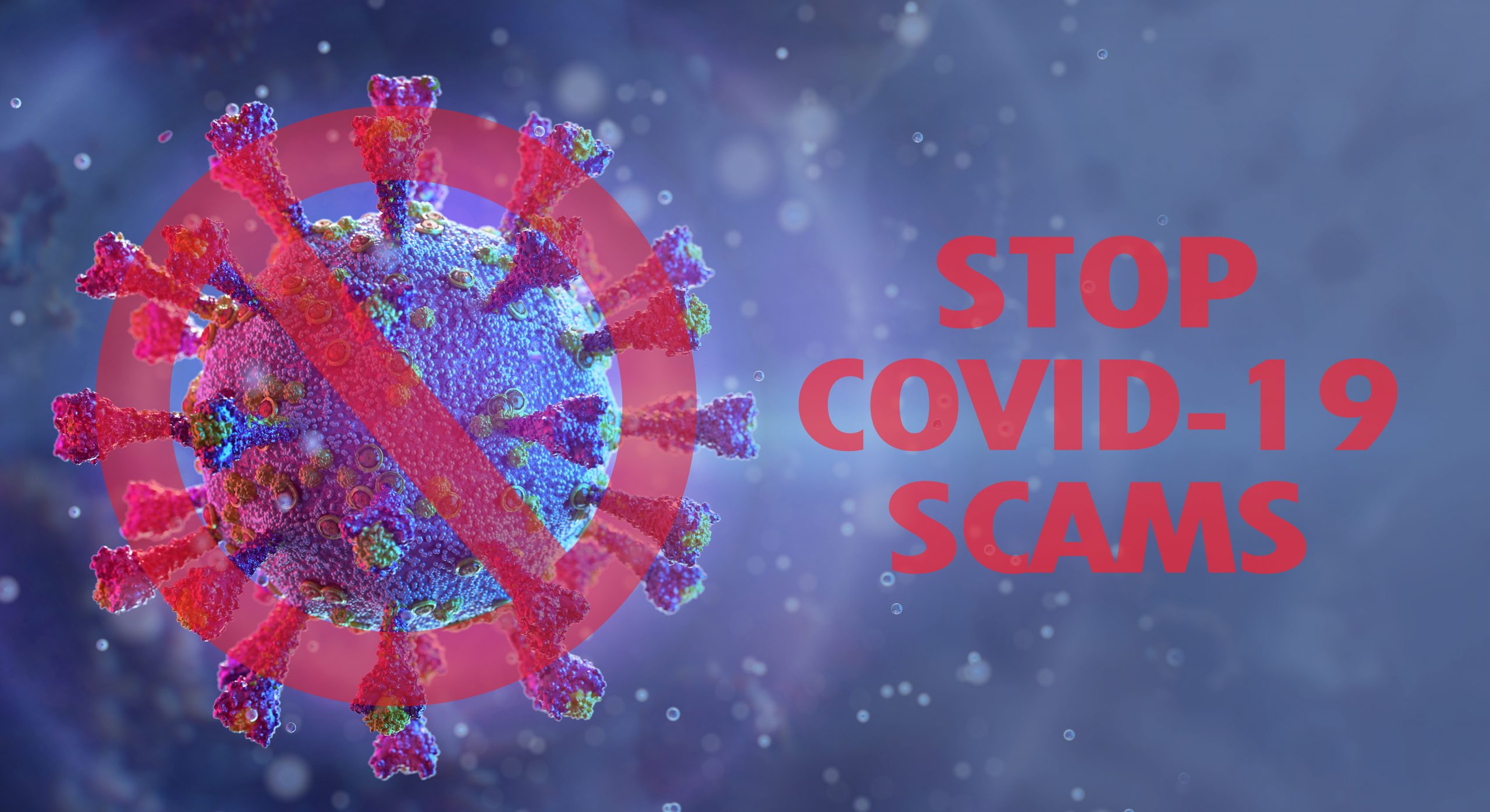 Coronavirus COVID-19 infection 3D medical illustration. Floating