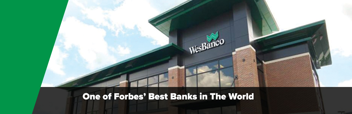 WesBanco Bank Banking Center with headline 