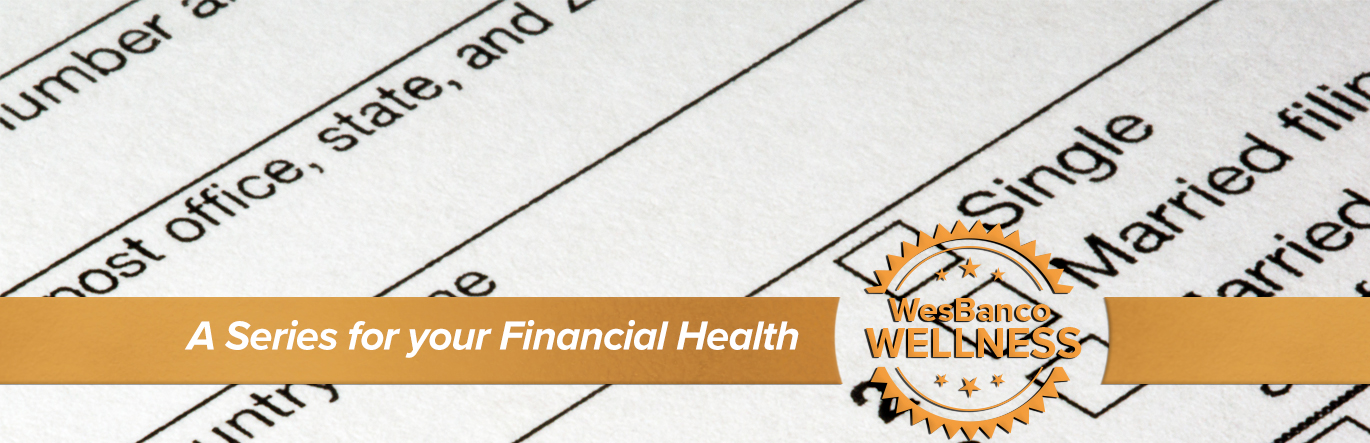 close up of 1040 tax form