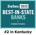 Forbes 2022 Best in State Banks #2 in Kentucky