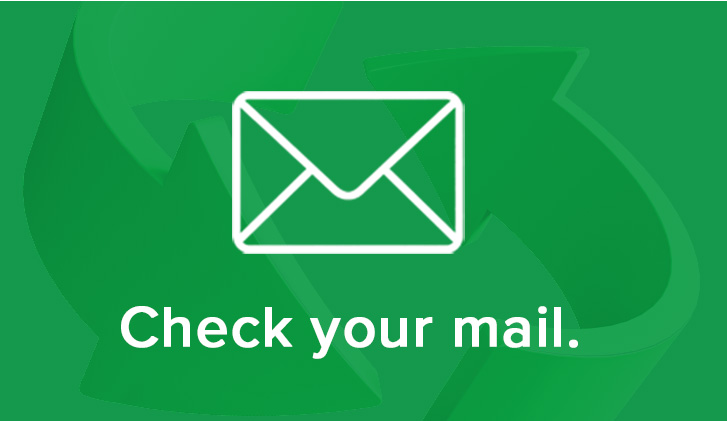 Check your mail.