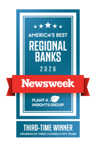 America's Best Regional Banks and Credit Unions by Newsweek, Third Time Winner