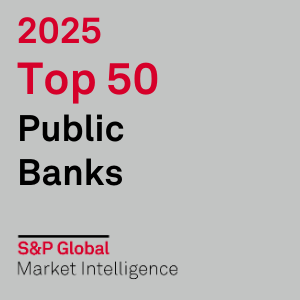 2025 Top 50 Public Banks - S&P Global Market Intelligence
