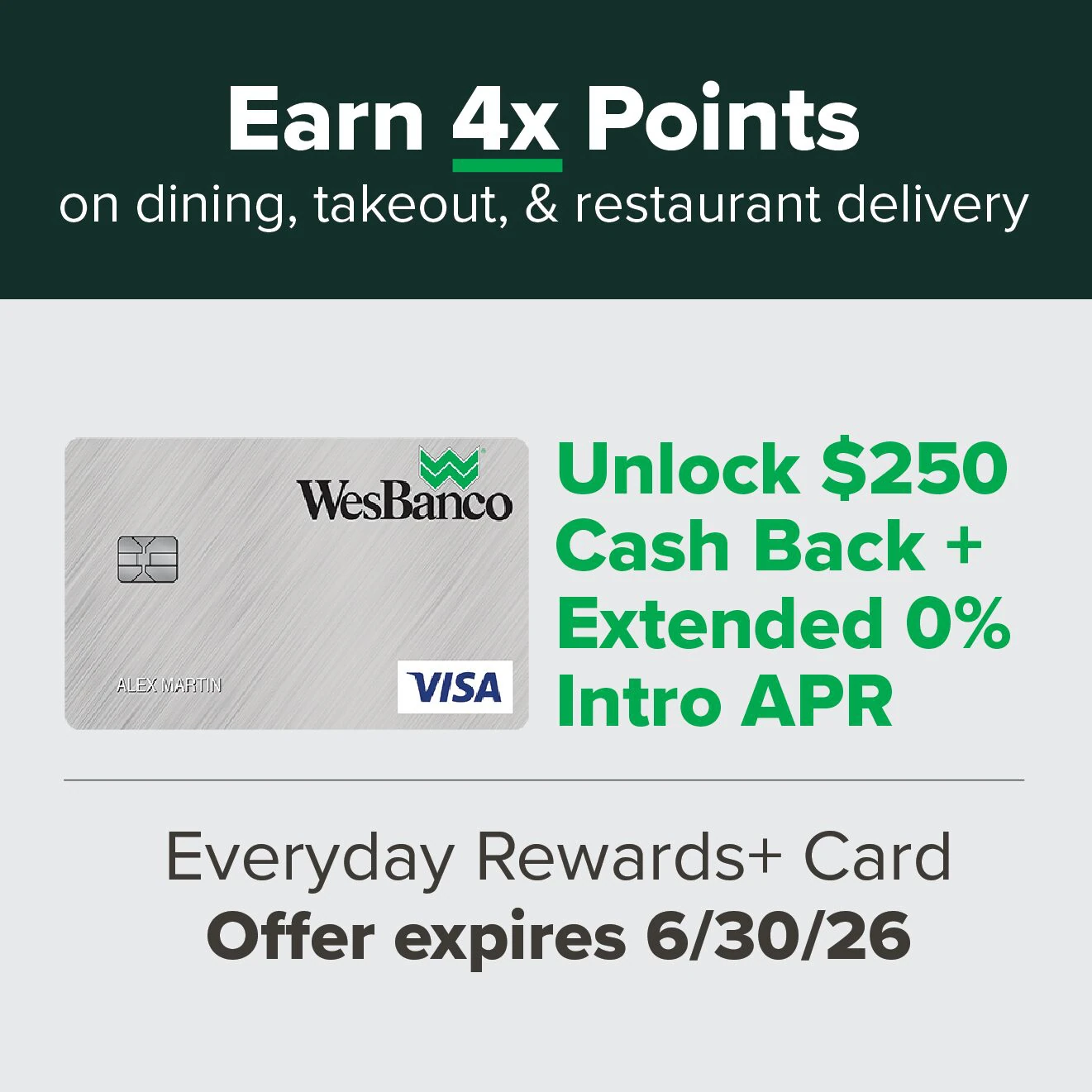Everyday Rewards+ Credit Card